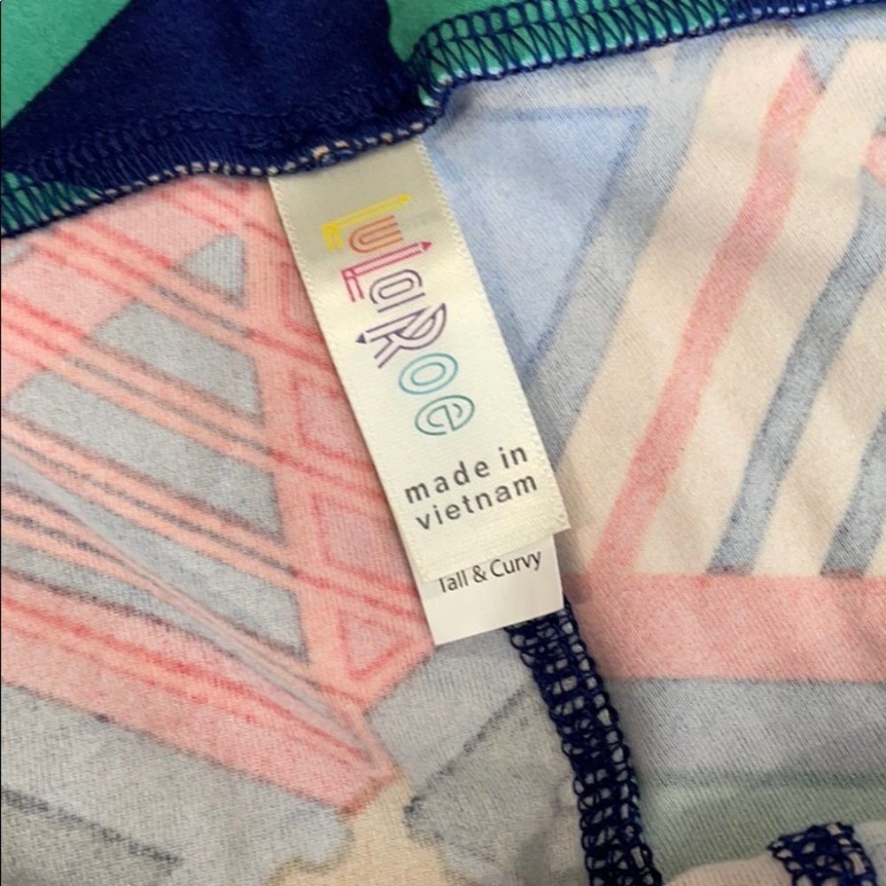 TC NWOT LuLaRoe Leggings G04 4863‎ - Picture 3 of 3